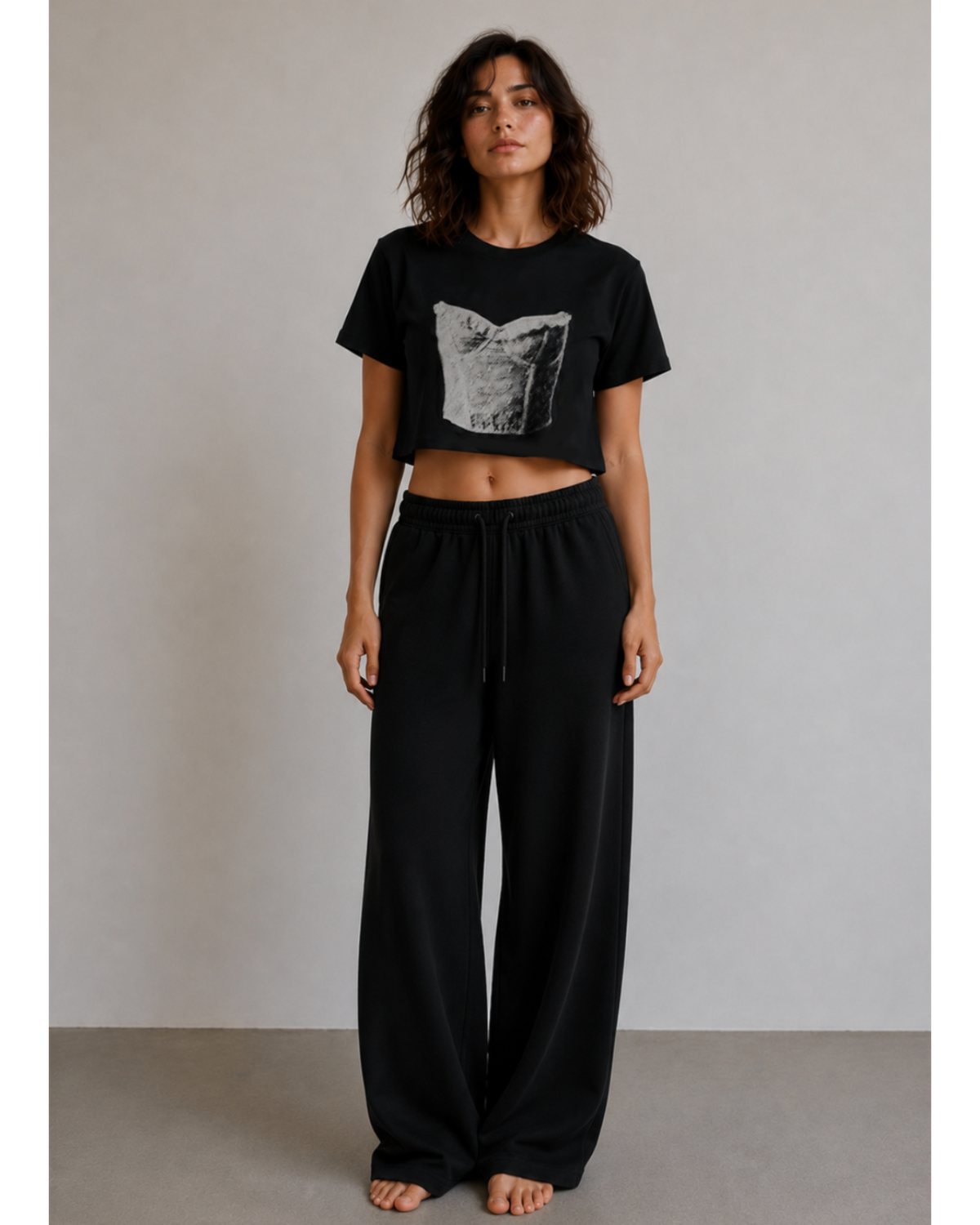 Graphic Printed Women’s crop top