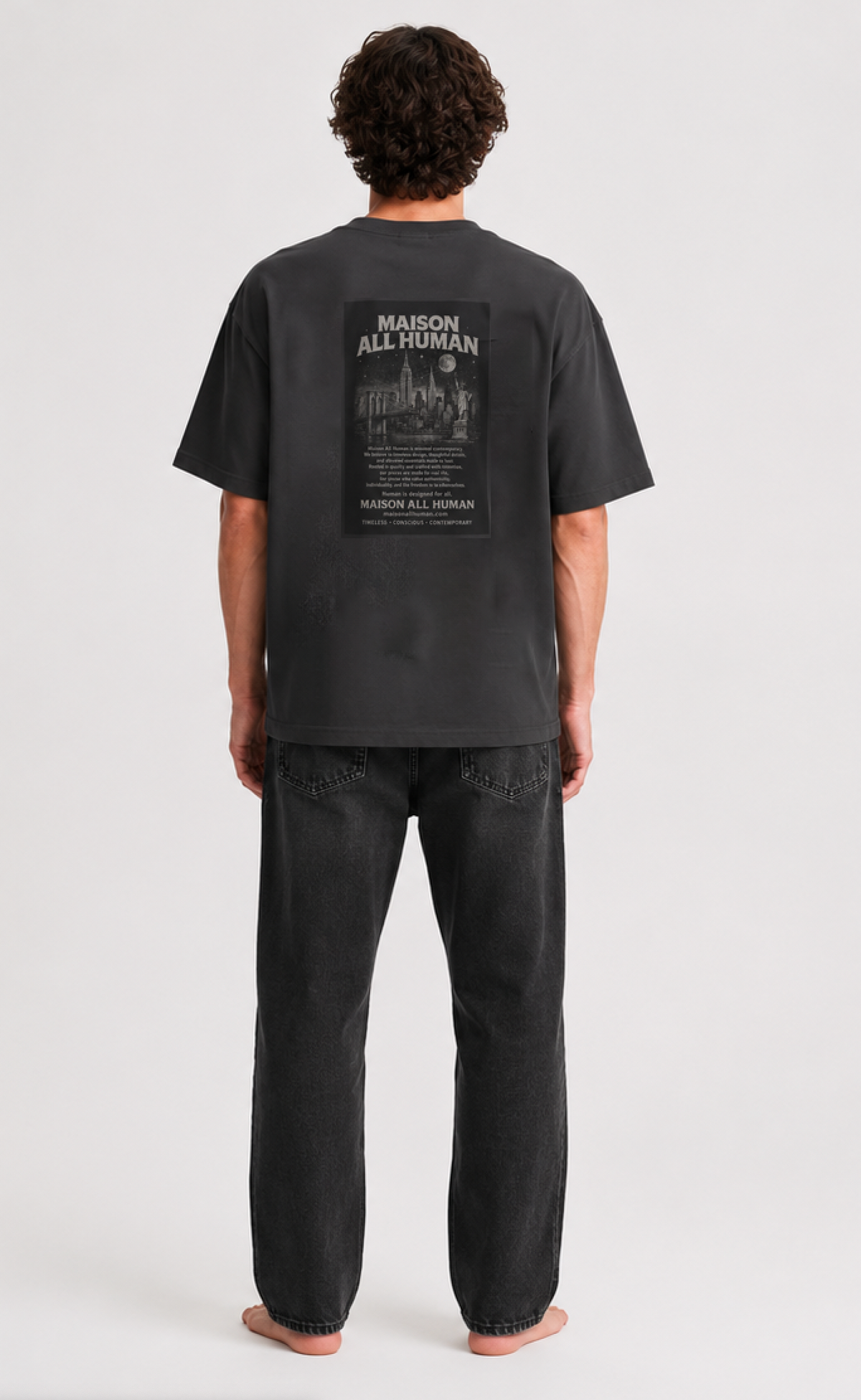 Graphic Oversized faded t-shirt