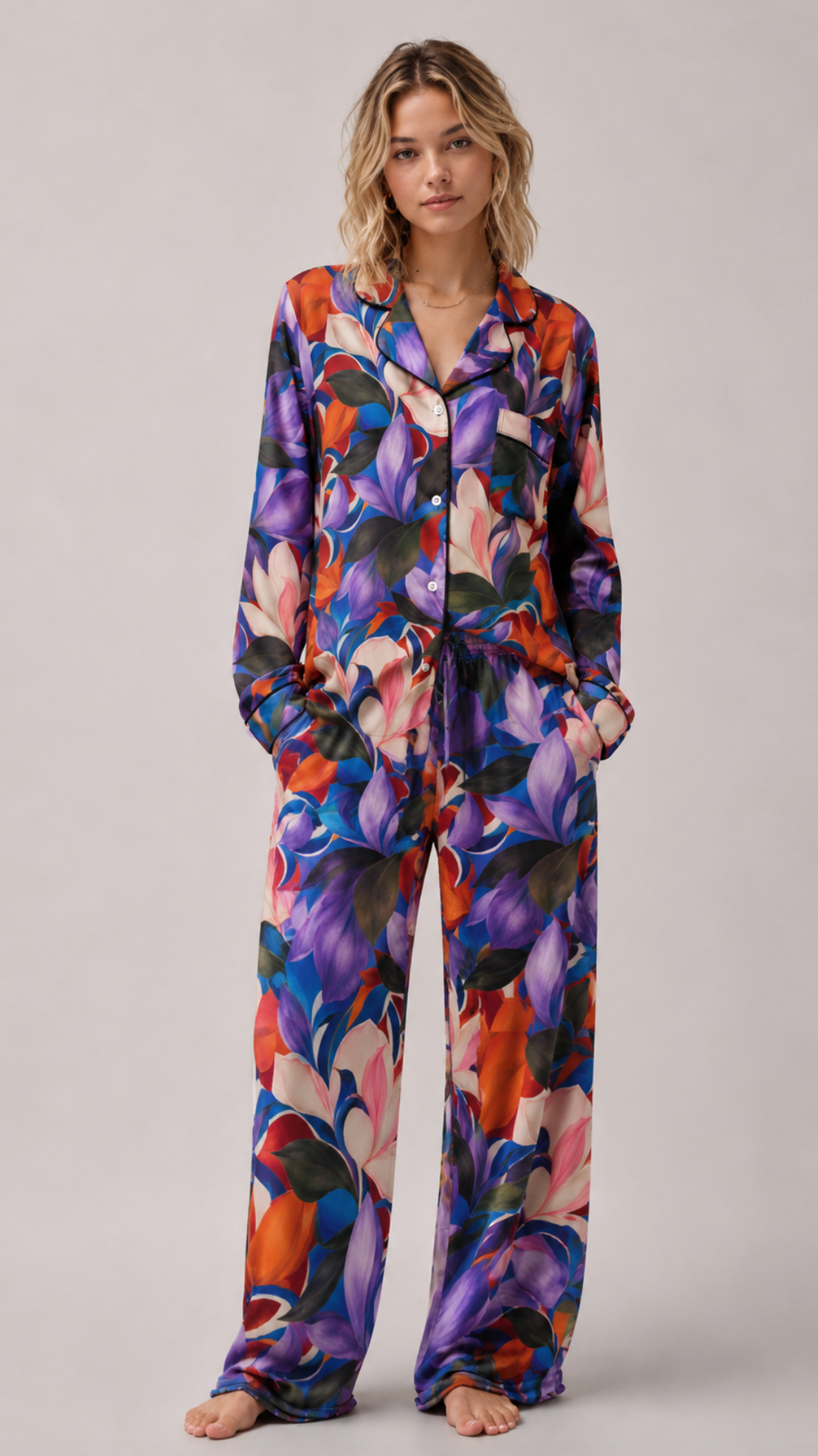 Samantha Women’s long sleeve pajama top