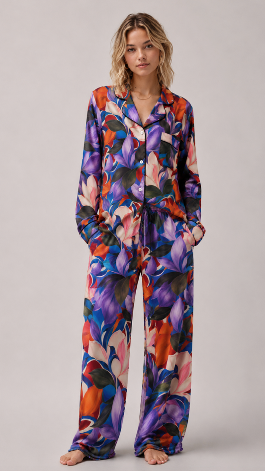 Samantha Women’s long sleeve pajama top