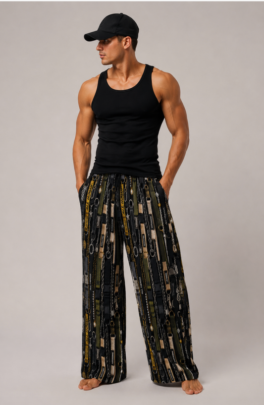 All-over print Unisex Wide-leg pants