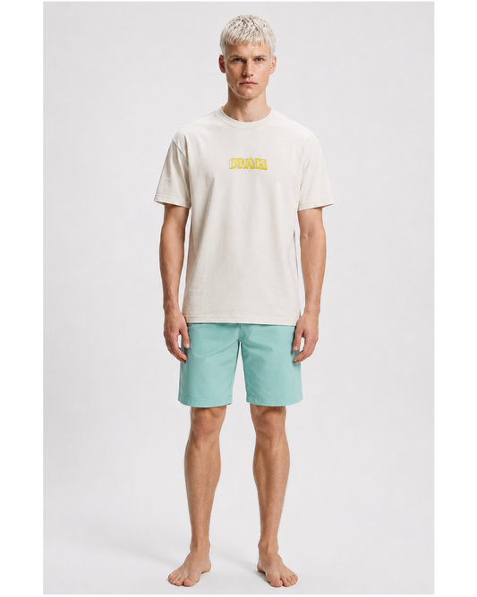 MAH Logo Printed Oversized faded t-shirt
