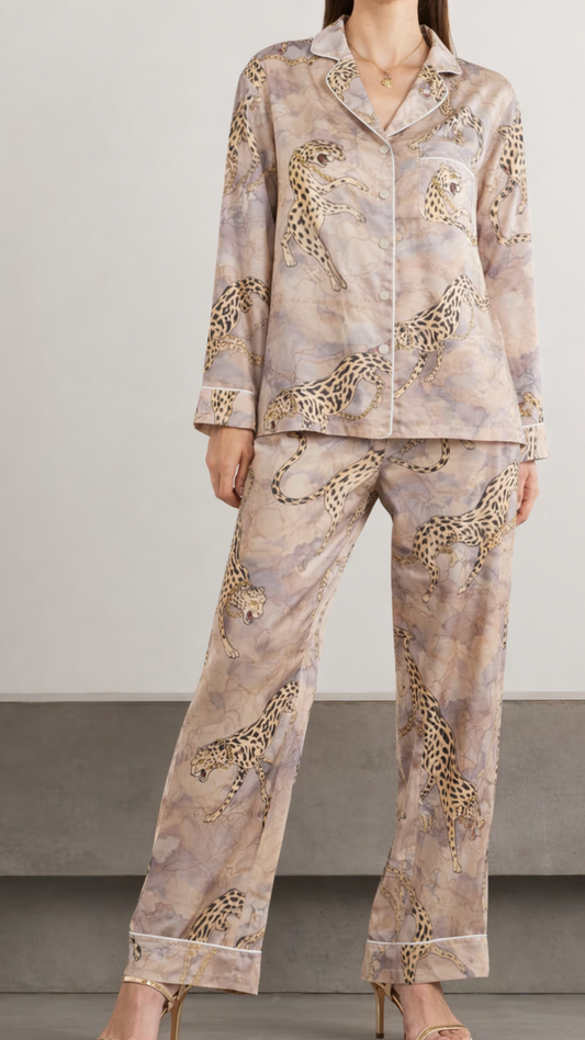 Sarah All-over print women’s short sleeve pajama top